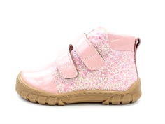 Angulus rosa glitter shoes with velcro